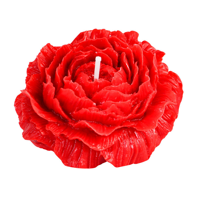 Peony Flower Silicone Mold for DIY Candles